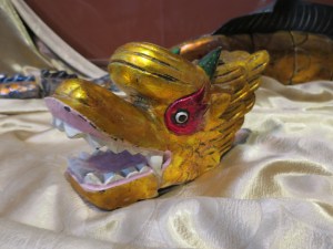 The dragon puppet