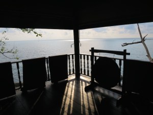 Corner view of the yoga sala