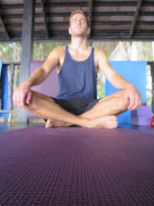 Rich having a moment of meditation