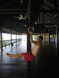 Rich in the L sit position