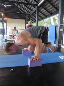 Rich trying to copy the instructor!