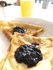 Pancakes for breakfast - woohoo!!