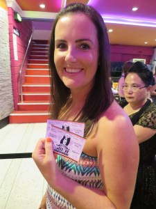 Tickets at the ready for the cabaret show