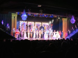 It was a bling affair at the cabaret