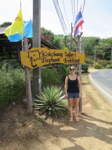 At Kokchang Elephant Safari Trekking centre