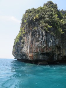 The rugged edges of the islands were being eroded by the sea
