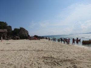 The beach on Khai island