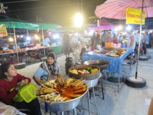 Food stalls at the night market