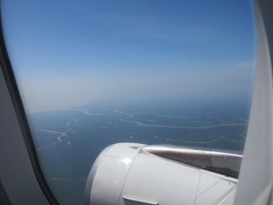 Flying high over Cambodia