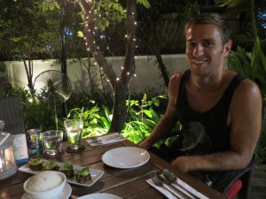 Rich at Marum restaurant in Siem Reap