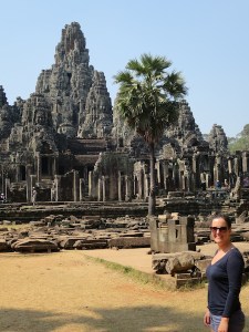 Sonia at Bayon