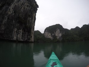 Our first view of the enclosed bay