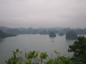 View from the top of Tittop island