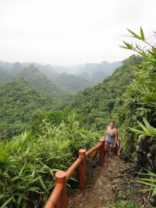Sonia in Cat Ba Island National Park