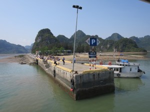 The harbour at Cat Ba Island as we left