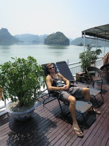 Rich enjoying the sunshine and the view