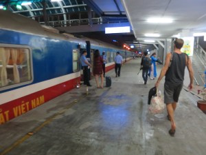 Rich on the platform