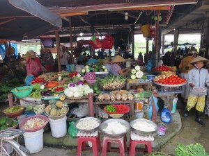 There was lots for sale at the local market