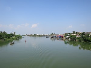 View up Thu Bon River