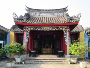 Chinese and Japanese architecture is dotted around Hoi An