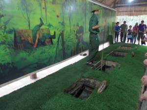 A demonstration of some of the old Vietnamese traps