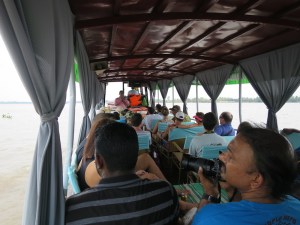 Our open air boat ride