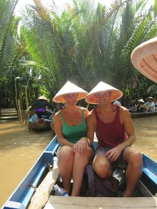 Rich and Sonia in the rowing boat