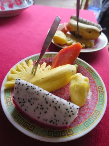 Tasty fruits to eat at the plantation