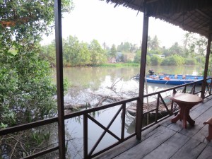 Morning view from our bungalow