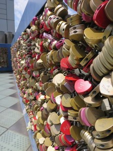 Love locks - no tourist destination is complete without them