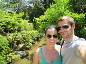 Rich and Sonia in Momijidani Park